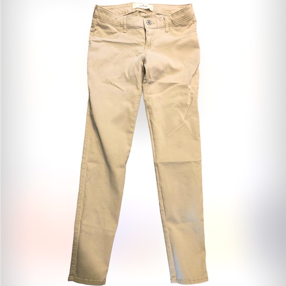 NWOT Hollister Low Rise Khaki Skinny Jeans Sz 3 w26 - Picture 3 of 10